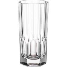 Odea Elmas Desenli Cam Bardak Seti 6’lı 330 ml – Premium Uzun Içim Bardakları, Zarif Tasarım & Dayanıklı, Borosilikat Cam