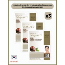Odea Dermal Yenileyici, Besleyici ve Nemlendirici Salyangoz Özlü Kollajen Maske 23 gr 3 Adet