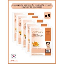 Odea Dermal Sakinleştirici, Destekleyici ve Besleyici Aynısefa Özlü Kolajen Maske 23 gr 5 Adet
