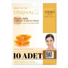 Odea Dermal Besleyici, Nemlendirici, Arındırıcı Arı Sütü Özlü Kolajen Maske 23GR X10 Adet