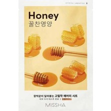 Odea Mıssha Bal Özlü Parlak Görünüm Sunan ve Yoğun Nemlendirici Yaprak Maske (1AD) Airy Fit Sheet Mask Honey