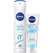 Odea Nivea Fresh Deodorant Kadın + Soft Nemlendirici Bakım Kremi 75 ml