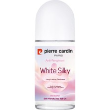 Odea Pierre Cardin Roll-On Kadın Deodorant Ter Kokusu Önleyici Leke Bırakmayan 48 Saat Anti-Perspirant Koruma-White Silky-Beyaz Ipeksi-50 ml