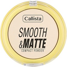 Odea Callista Smooth & Matte Compact Powder Mat Bitişli Toz Pudra - 50 Nude Ivory