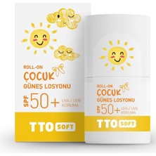 Odea Tto Soft Roll-On Çocuk Güneş Losyonu Spf 50+ – Hassas Ciltler Için Güçlü Koruma 50 ml