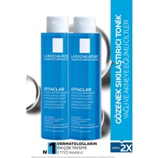 Odea La Roche-Posay Effaclar Tonik Yağlı ve Akneye Eğilimli Ciltler Gözenek Sıkılaştırıcı 200ML X2