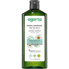 Odea Agarta Doğal Yağlı Saçlar Için Yağlı Saç Bakım Şampuanı 400 ml