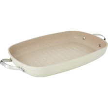 Odea Korkmaz A1274 Granita Iki Kulplu Grill Sote Tava 35X25