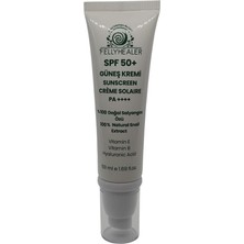 Odea Fellyhealer Salyangoz Özlü Güneş Kremi, Spf 50+, Tüp, Krem Form, Renksiz, Aydınlatıcı ve Yaşlanma Karşıtı, 50 Ml, Tüm Cilt Tipleri