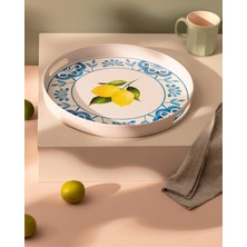 Odea Madame Coco Lemoncha Yuvarlak Tepsi