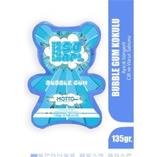 Odea Motto Plus Professional Doğal Bubble Gum Kokulu Kids Süngerli Sabun Mavi 135 gr