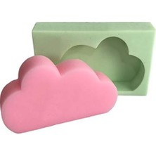 Odea Partivitrini Bulut Silikon Mum Kalıbı 10X6X2 cm MUM158