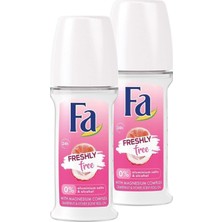 Odea Fa Freshly Free Greyfurt Liçi Roll-On 50 ml X2 Set – 48 Saat Koruma, Leke Karşıtı Formül