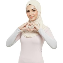 Odea Altobeh Pratik Tesettür Kolluk Penye Namaz Kolluğu Düz, Gri