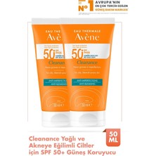 Odea Avene Cleanance Anti Blemishes SPF50+ 50 ml 2 Adet