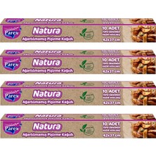 Odea Natura 4 Adet Ağartılmamış Organik Hazır Kesilmiş Pişirme Kağıdı 10'lu
