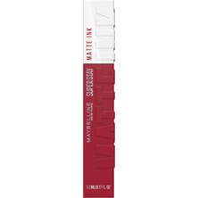 Odea Maybelline New York Super Stay Matte Ink Likit Mat Ruj - 80 Ruler (Kırmızı/pembe)