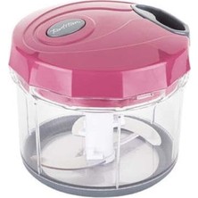 Odea Gri Pembe Büyük Pratik Doğrayıcı ve Çırpıcı 1000ML
