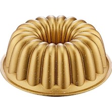 Odea Oms 25 cm Döküm Granit Dilimli Kek Kalıbı Gold 3288