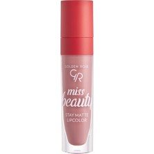 Odea Golden Rose Miss Beauty Stay Matte Lipcolor Ruj No:01 Blush Nude