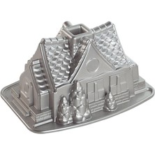 Odea Nordic Ware Pişirme Kalıbı, Alüminyum Döküm, Gümüş, 13X25X19,1 cm