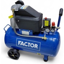 Odea Factor ZB2550 Hava Kompresörü 2.5 Hp 50 Litre Tank 8 Bar Sanayi Tipi Güçlü Endüstriyel Kompresör