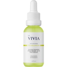 Odea The Vivia Siyah Nokta, Sivilce ve Akne Karşıtı, Gözenek Sıklaştırıcı Cilt Serumu Pelargonium Niacinamide Hyaluronic Acid Panthenol 30 ml