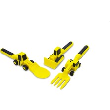 Odea Constructive Eating Çocuk Çatal Bıçak Takımı 3'lü Set – Konstrüksiyon Gereçleri, Çocuk Yemek Takımı, Uzun Ömürlü ve Bulaşık Makinesinde Yıkanabilir, Çocukların Sağlıklı Beslenme Alışkanlıklarını