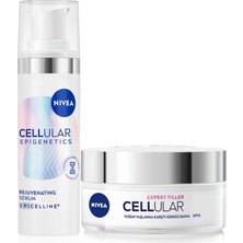 Odea Cellular Epigenetics Rejuvenating Yaşlanma Karşıtı Serum 30ML ve Cellular Expert Filler Gündüz Kremi