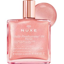 Odea Nuxe Huile Prodigieuse Or Florale 50 ml Çok Amaçlı Parıltılı Kuru Yağ