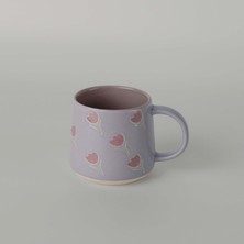 Odea Linens Tulip Seramik 400 ml Kupa Lila