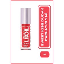 Odea Golden Rose Sweet Kiss Lip Oil Gloss No:04 - Dudak Parlatıcı Yağ