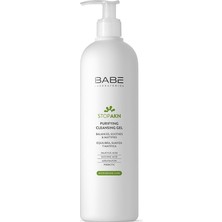 Odea Laboratories Babé – Stop Akn Yüz Temizleyici, 400 Ml, Akne Tedavisi, Yağlı Cilt ve Cilt Regülasyonu, Microbiome Care | Günlük Kullanım Için Derinlemesine Temizlik ve Matlaştırıcı