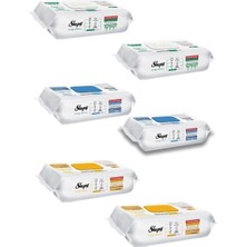 Odea Sleepyeasy Clean Beyaz Sabun Katkılı+Çamaşır Suyu Katkılı+Arap Sabunu Katkılı 6X100 (600 Yaprak)