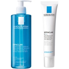 Odea La Roche-Posay Effaclar Jel 400 ml K Krem 40 ml | Siyah Nokta & Akne Bakım Set