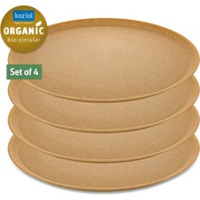 Odea Koziol 4'lü Kahverengi Tabak - 25.5 cm