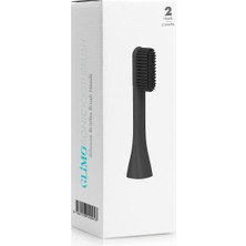 Odea Glimo Silicone Head 2 Şarjlı Diş Fırçası Başlığı - Carbon Black