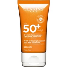 Odea Clarins Sun Face Cream SPF50+ 50 ml Yüz Için Güneş Kremi, 3666057217340