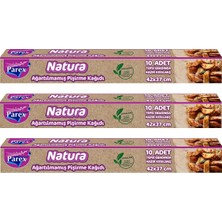 Odea Natura 3 Adet Ağartılmamış Organik Hazır Kesilmiş Pişirme Kağıdı 10'lu