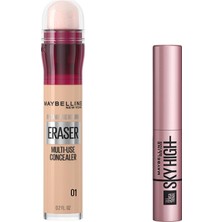 Odea Maybelline New York Instant Anti Age Eraser Kapatıcı - 01 Light & Sky High Mini Maskara Hediyeli