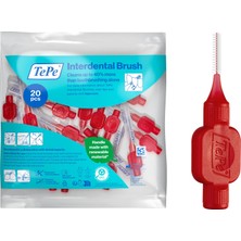 Odea Tepe Arayüz Fırçası, Orijinal, Kırmızı, 0,5 Mm/ıso 2, 20 Adet
