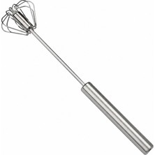 Odea Calessier Yumurta Çırpıcı, Paslanmaz Çelik Yarı Otomatik Döner Yaylı Ergonomik El Tipi Çırpma Teli, Yumurta Krema Sos Hamur Karışımları Için Pratik Mutfak Çırpıcısı