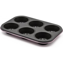 Odea Aryıldız Aryıldız 6'lı Muffin Kalıbı Lila
