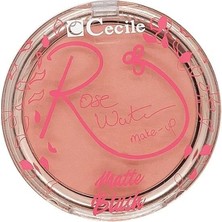 Odea Cecile Rose Water Matte Blush Allık 01