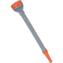 Odea Genel Uzun El Süzeği, Gri ve Turuncu, 25 cm Sap Uzunluğu, Metal Malzeme, Derin Tencereler Için Pratik Kullanım