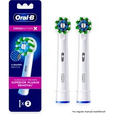 Odea Oral-B Crossaction Elektrikli Diş Fırçası Yedek Fırça Başlıkları Dolum, 2 Ct (Ambalaj Değişebilir)