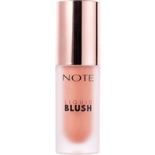 Odea Note Cosmetics Liquid Blush Nemlendirici Etkili Likit Allık - 10 Peach (Işıltılı)