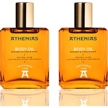 Odea Athenıas Yüz ve Vücut Yağı 50 ml 21 Çeşit Organik Yağ ve Ekstrakt Nemlendirici Doğal Parlaklık x 2 Adet