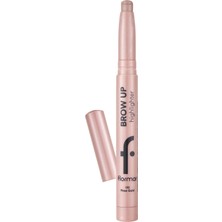 Odea Flormar Brow Up Yumuşak Dokulu & Yoğun Işıltılı Asansörlü Kaş Altı Aydınlatma Kalemi 002 Rosegold
