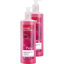 Odea Avon Raspberry Delight Frambuaz ve Frenk Üzümü Kokulu Duş Jeli 720 Ml. Ikili Set